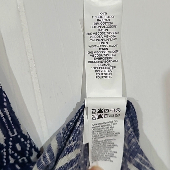 Lucky Brand 3/4 Sleeved Blouse - Picture 7 of 8